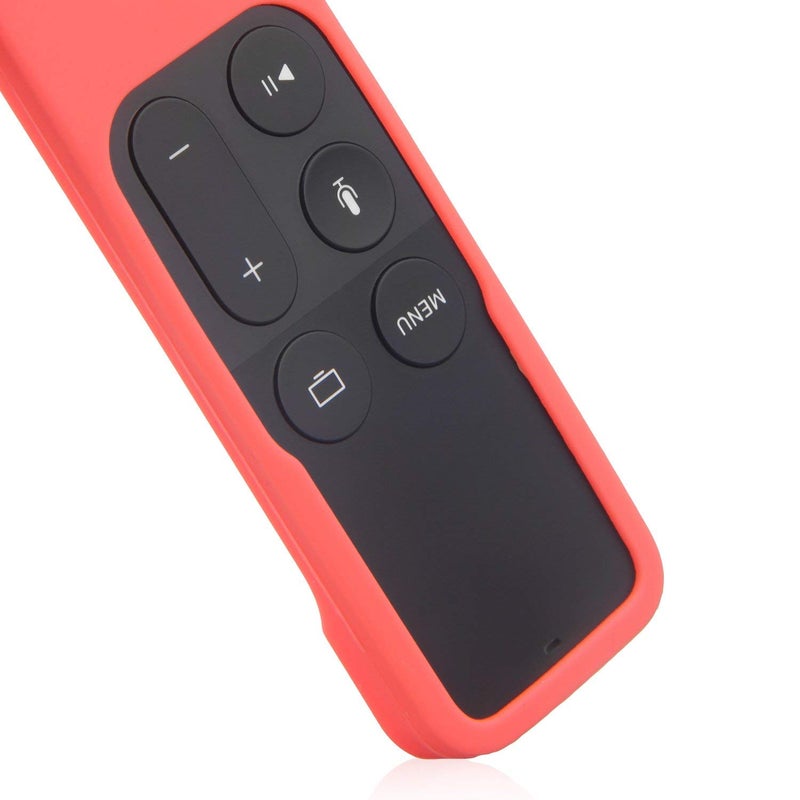 Akwox Light Weight [Anti Slip] Shock Proof Silicone Cover for New Apple Tv 4th / 4k 5th Generation Siri Remote Controller (Watermelon red) -not for New Apple 4k TV Series 6th Gen 2021 - Image 5